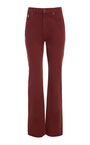 Rey Straight-leg Jean in Burnt Sienna Recycled Cotton Denim