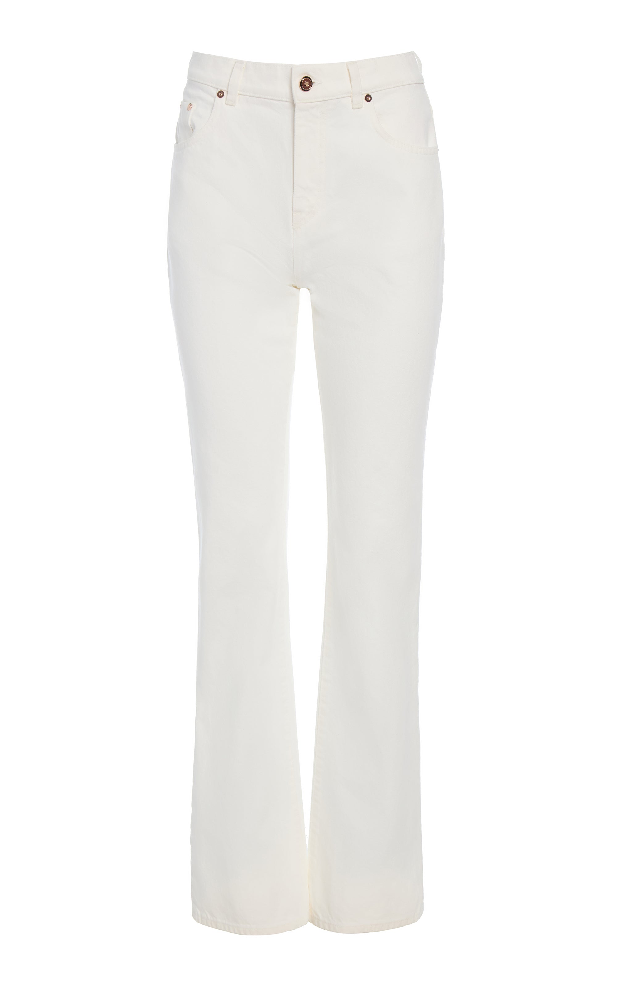 Rey Jeans | White Denim Straight-Leg Jeans | Gabriela Hearst