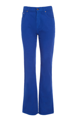 Rey Straight-leg Jean in Cobalt Recycled Cotton Denim