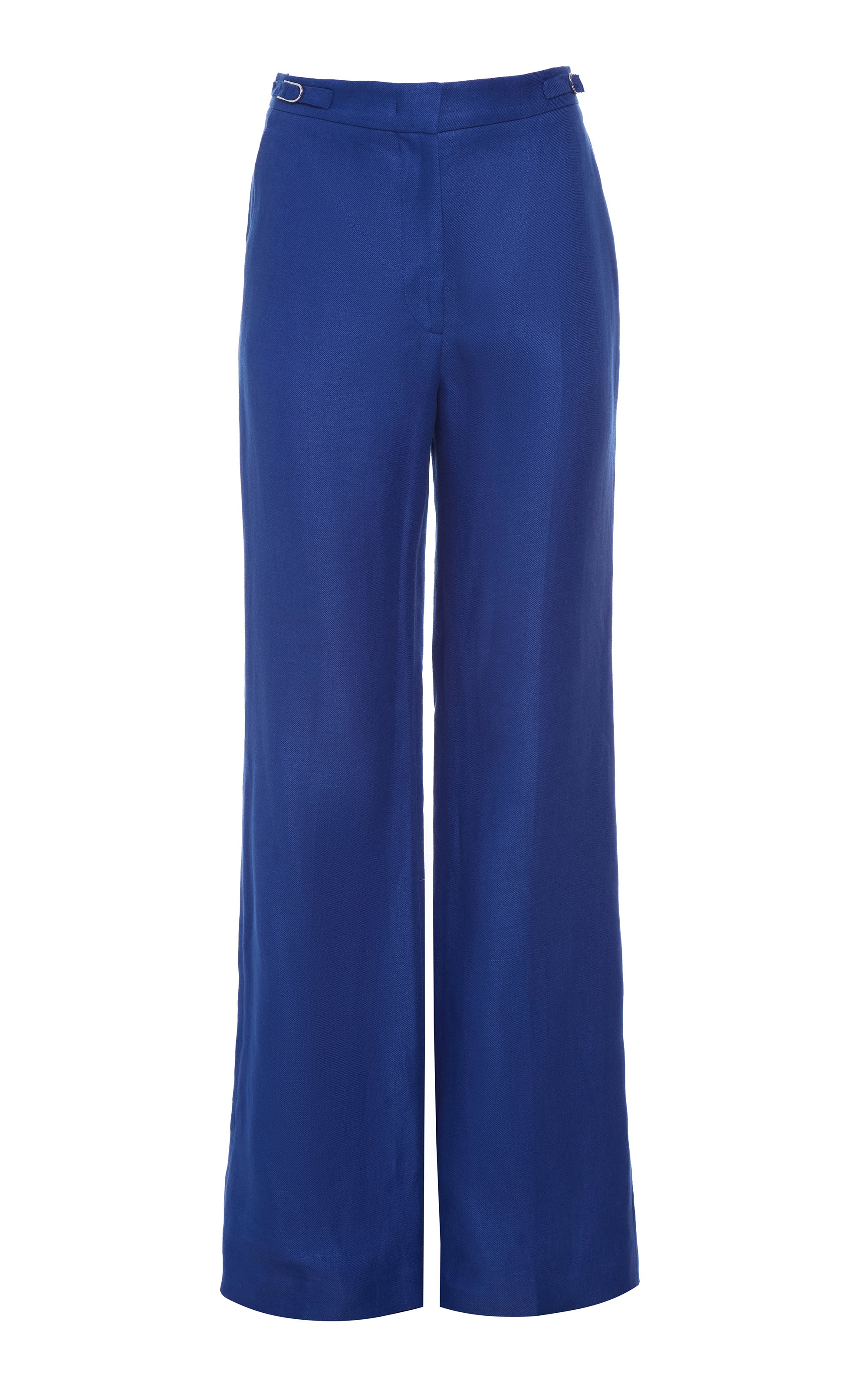 Vesta Flare Pant in Cobalt Linen Twill – Gabriela Hearst