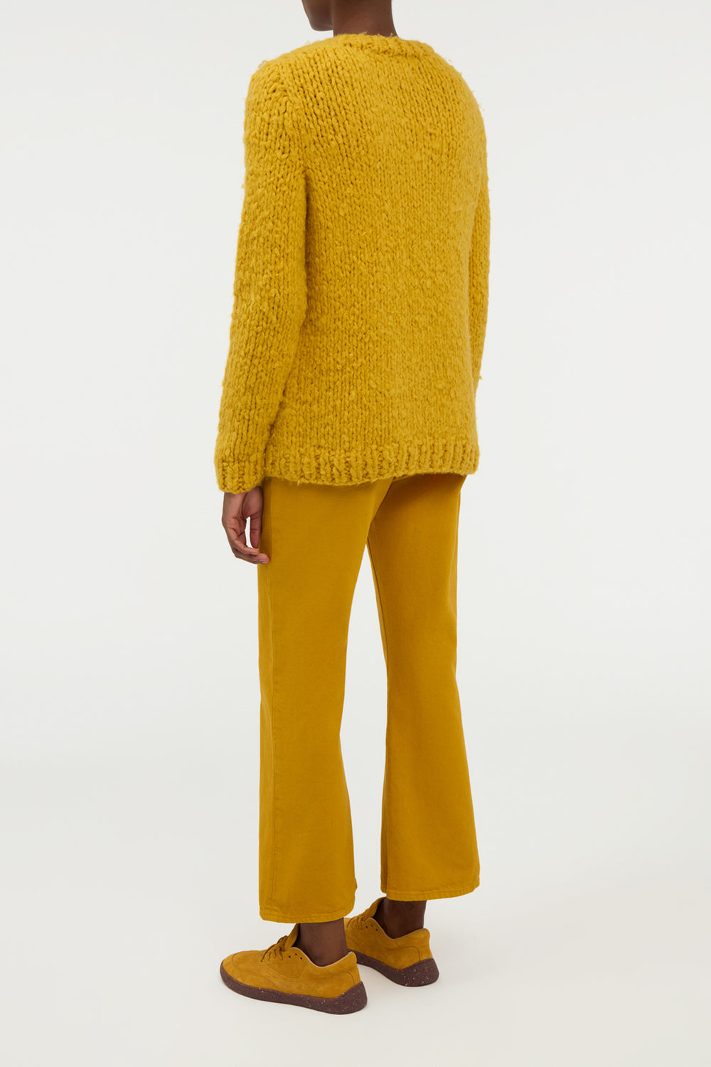 Lawrence Knit Sweater in Golden Birch Welfat Cashmere
