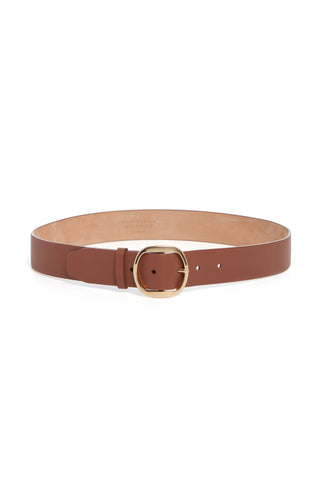 Elster Buckle Belt in Cognac Leather