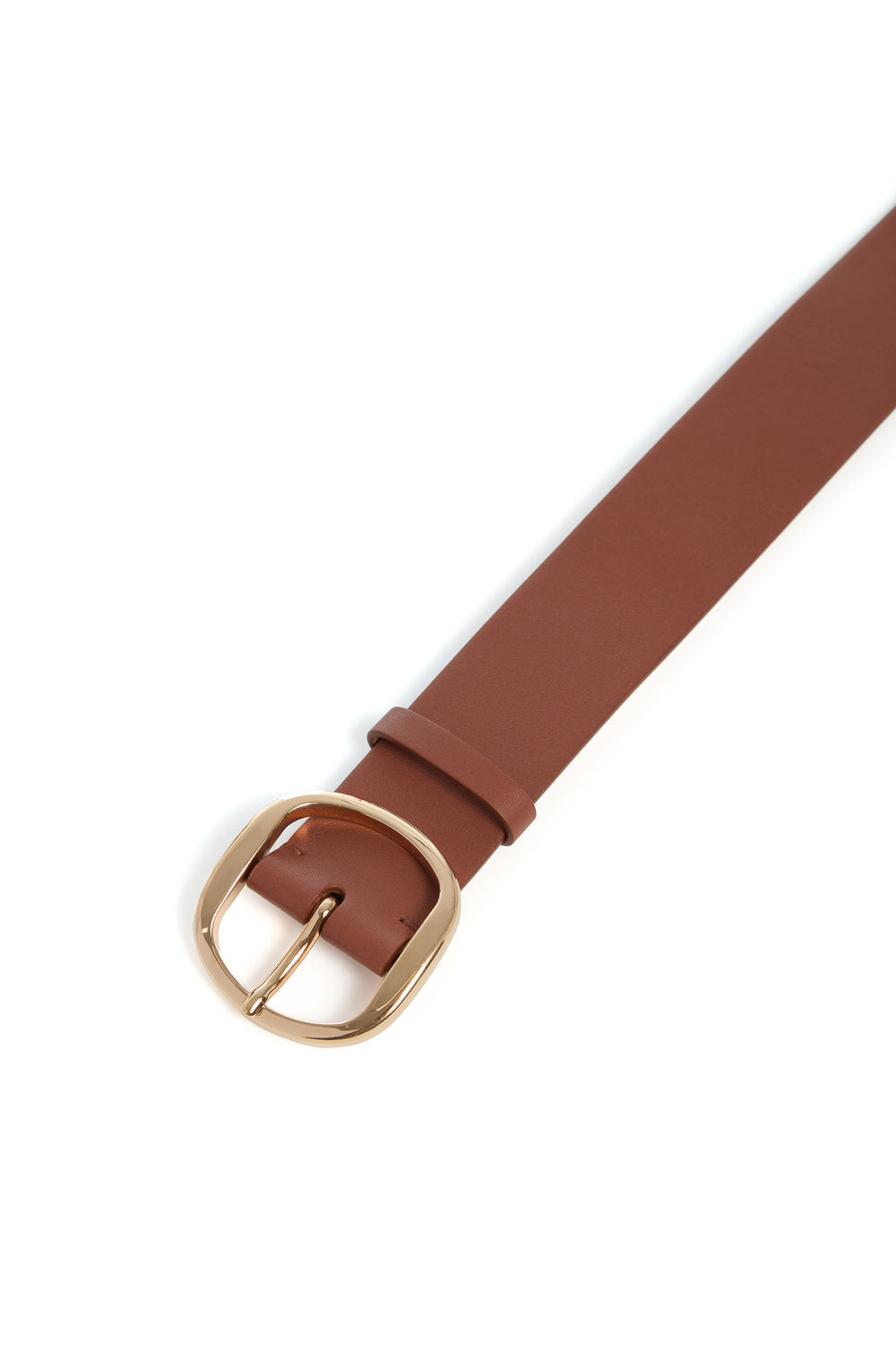 Elster Buckle Belt in Cognac Leather