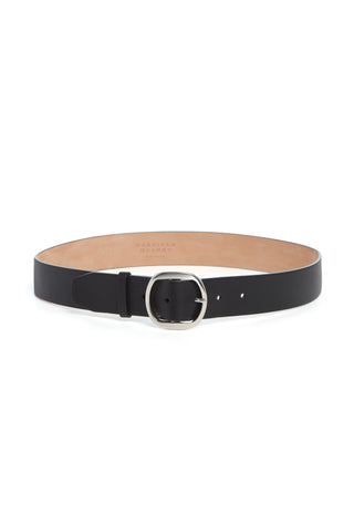 Elster Buckle Belt in Black Leather