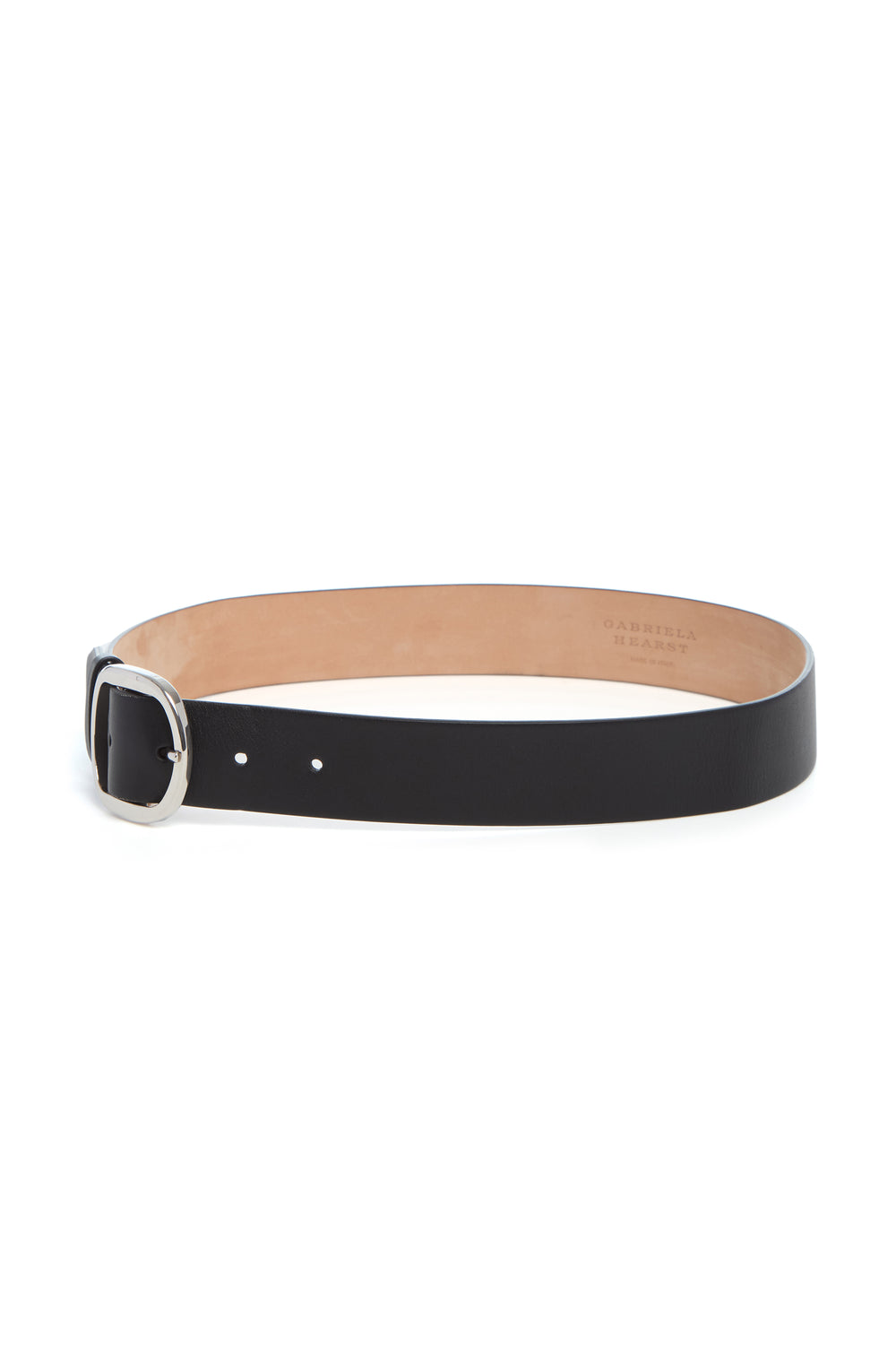 Elster Buckle Belt in Black Leather
