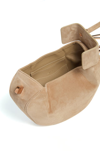 Demi Bag in Camel Suede