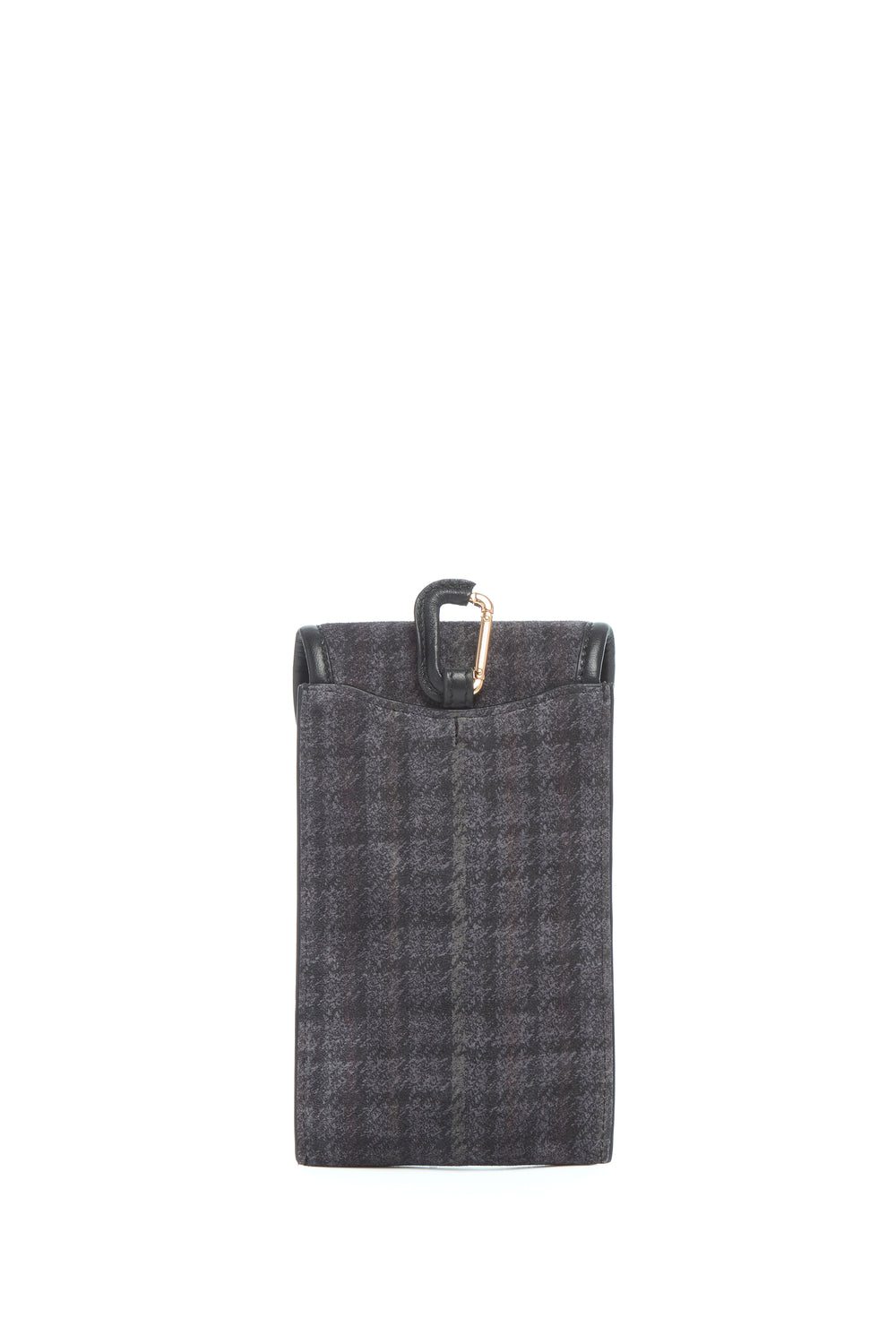 Sunglass Pouch In Charcoal Multi Leather