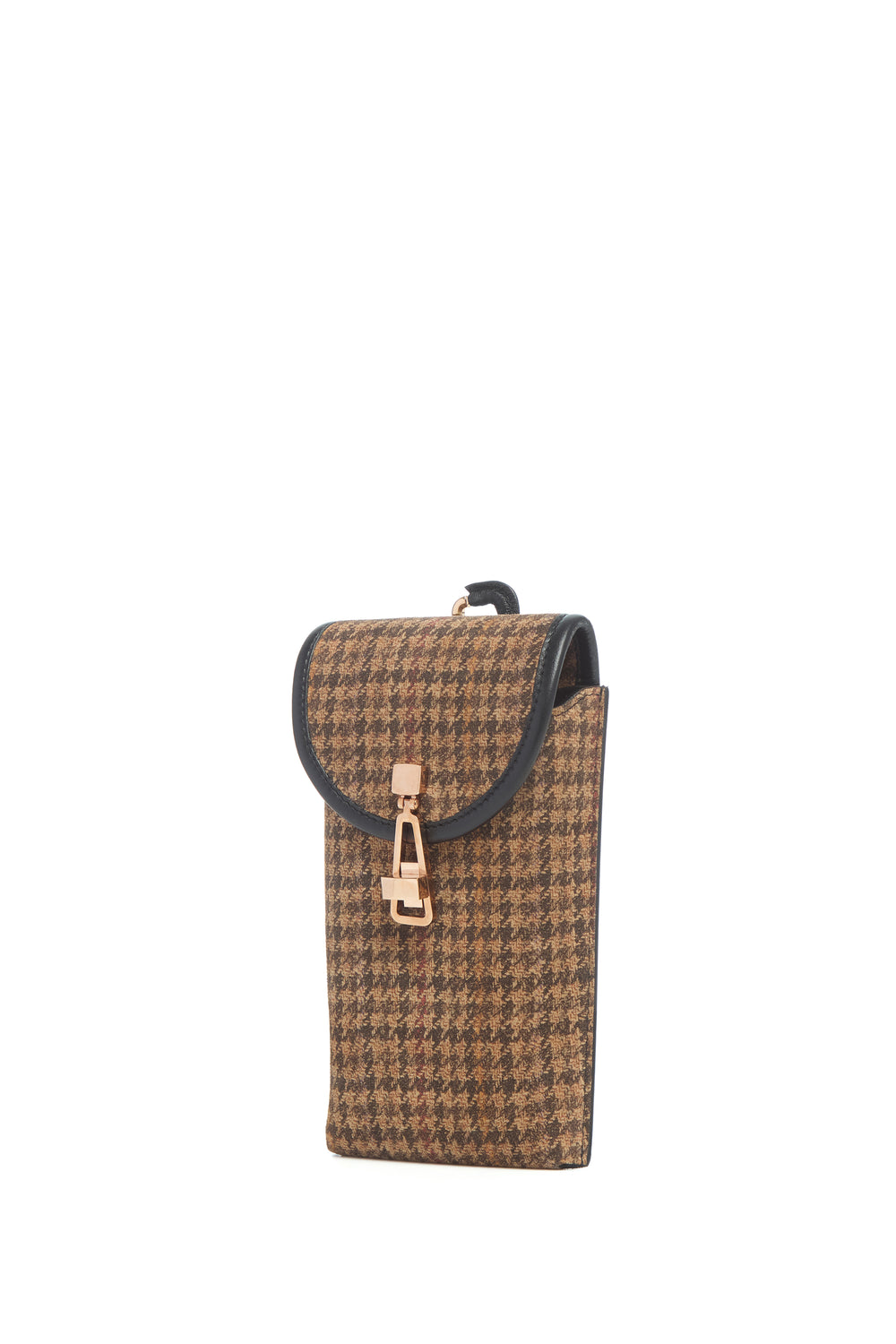 Sunglass Pouch In Camel Multi Leather