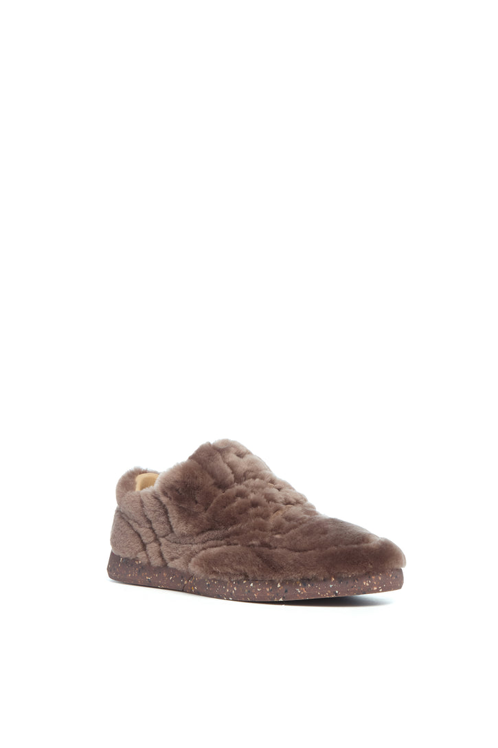 Ohio Slip-on Sneaker in Mocha Shearling