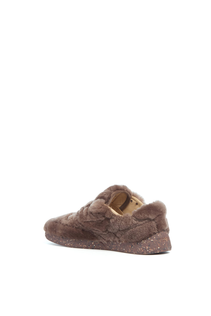 Ohio Slip-on Sneaker in Mocha Shearling