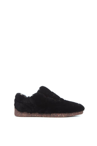 Ohio Slip-on Sneaker in Black Shearling