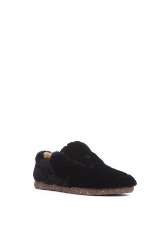 Ohio Slip-on Sneaker in Black Shearling