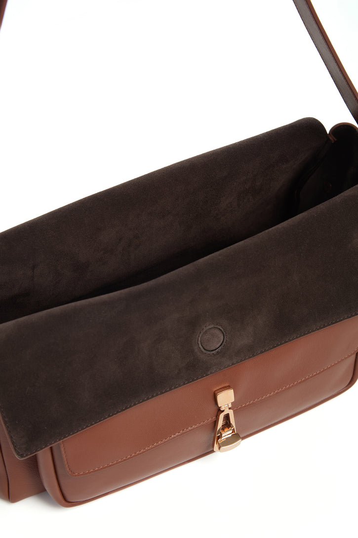 Jebb Bag in Cognac Nappa Leather