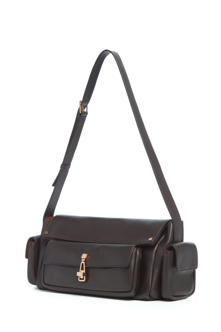 Jebb Bag in Chocolate Nappa Leather