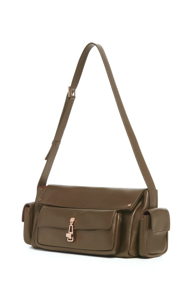 Jebb Bag in Olive Leather