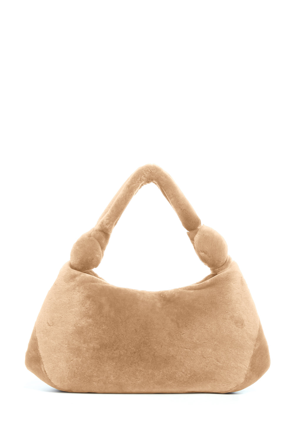 Small Antonia Bag in Champagne Shearling
