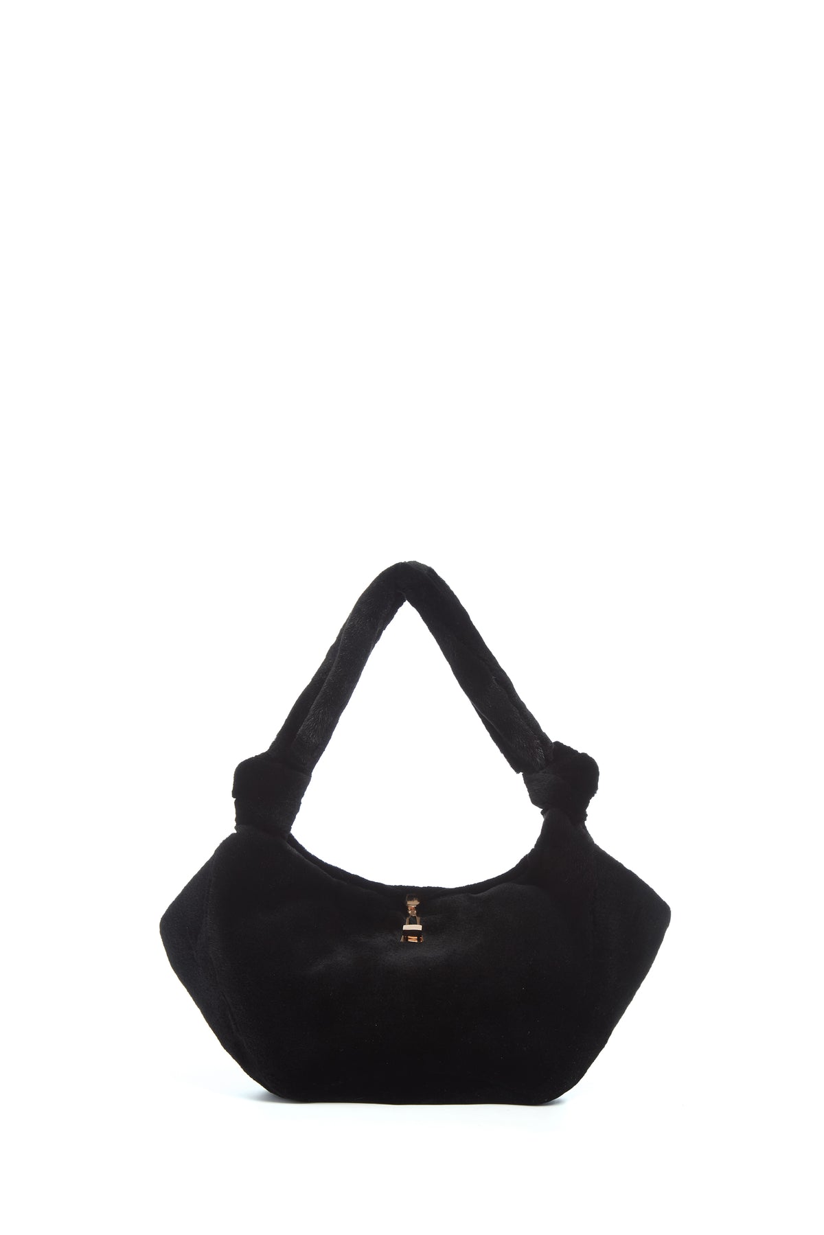 Mini Antonia Bag In Black Mink Fur