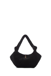 Mini Antonia Bag In Black Mink Fur