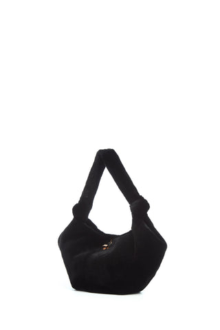 Mini Antonia Bag in Black Mink Fur