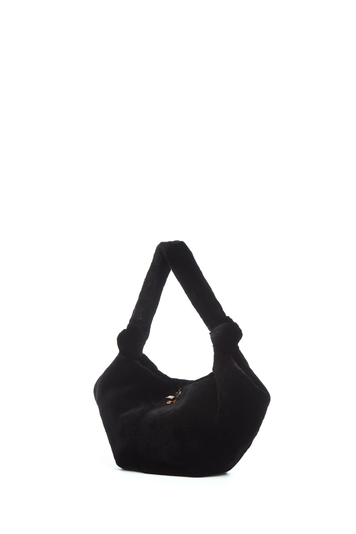 Mini Antonia Bag In Black Mink Fur
