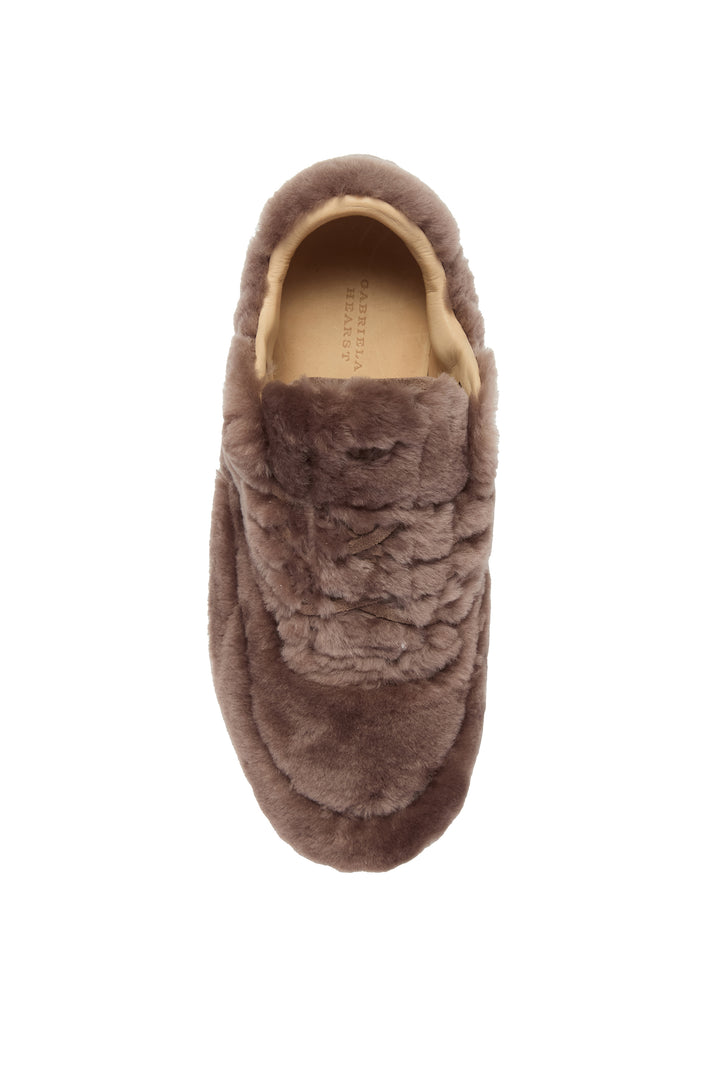 Ohio Slip-on Sneaker in Mocha Shearling