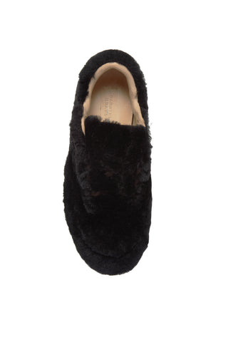 Ohio Slip-on Sneaker in Black Shearling