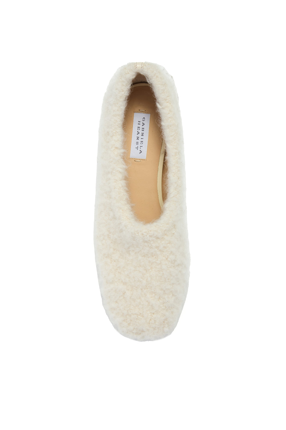 Emperor Flat in Ivory Silk Cashmere Boucle