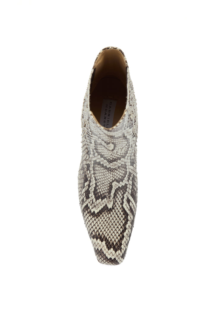 Luke Boot in Black & White Inversa™ Snakeskin