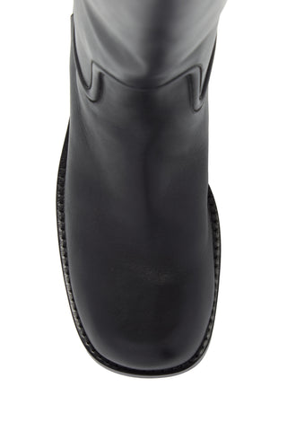Marion Tall Boot in Black Leather