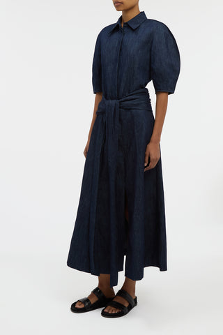 Sansi Top in Recycled Cotton Denim