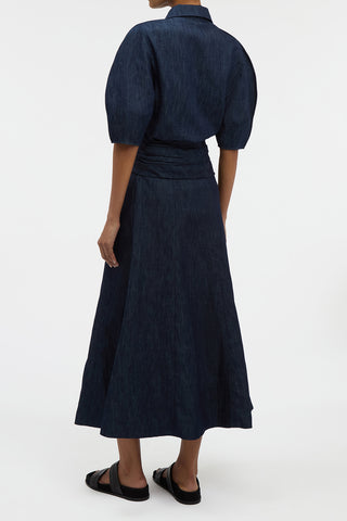 Sansi Top in Recycled Cotton Denim