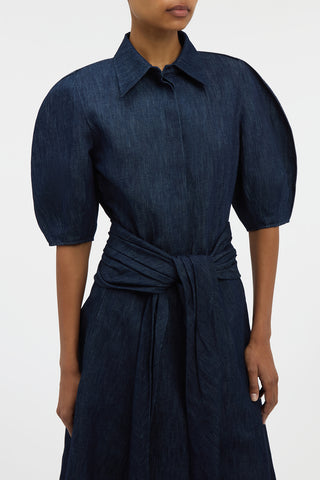 Sansi Top in Recycled Cotton Denim