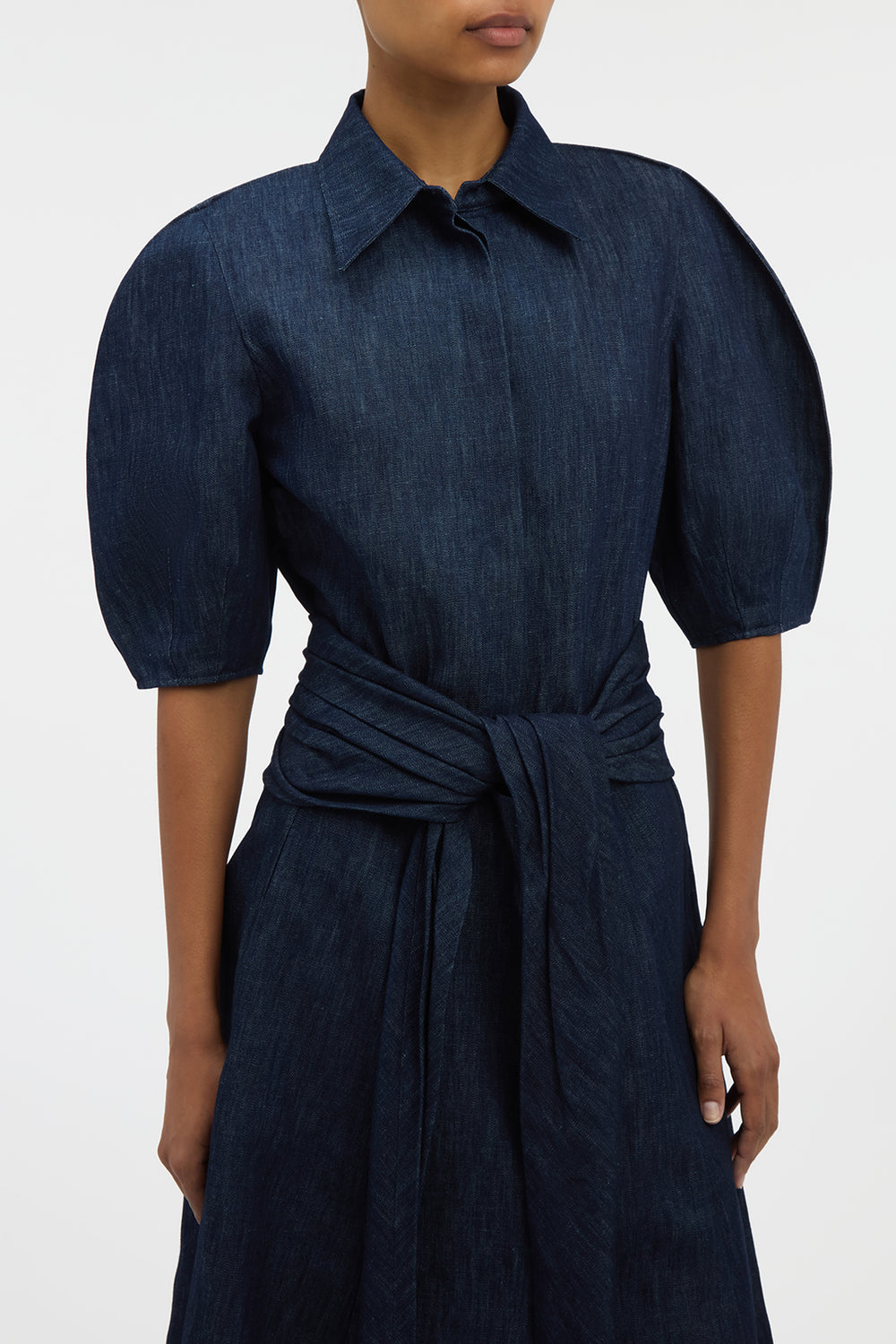 Sansi Top in Recycled Cotton Denim