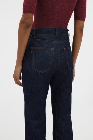 Elara Cropped Jean in Recycled Cotton Denim