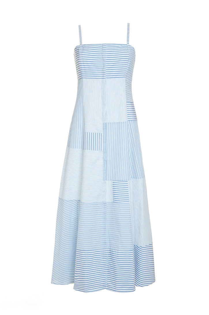 Margritte Dress in Multi Cotton Linen