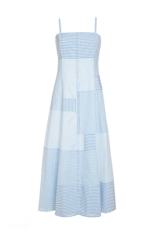 Margritte Dress in Multi Cotton Linen