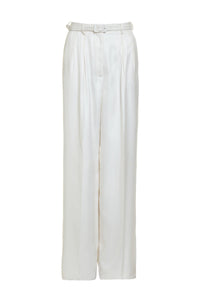 Vargas Pant in Ivory Silk