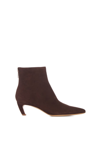 Clayton Ankle Boot in Dark Chocolate Suede