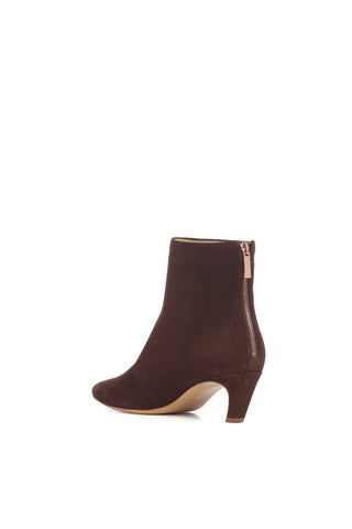 Clayton Ankle Boot in Dark Chocolate Suede