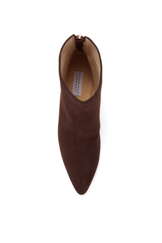 Clayton Ankle Boot in Dark Chocolate Suede