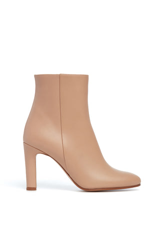 Lila Ankle Boot in Dark Camel Leather
