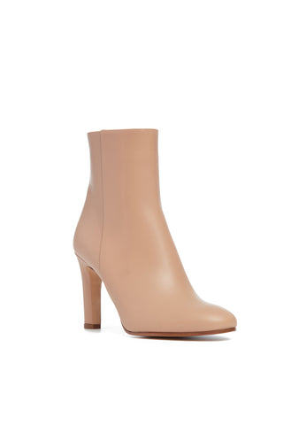 Lila Ankle Boot in Dark Camel Leather