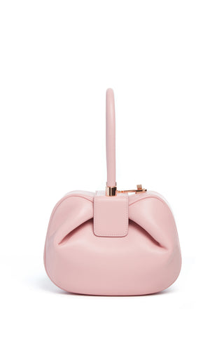 Pink Nappa Leather Nina Bag with Rose Gold Hardware - Front View | Gabriela Hearst