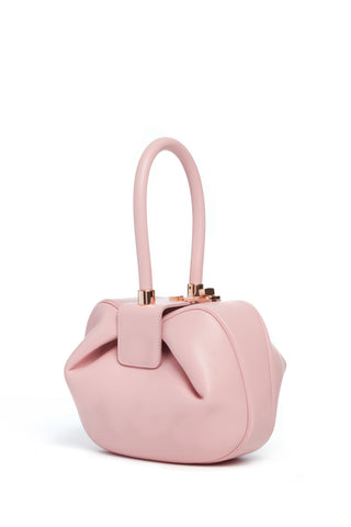 Pink Nappa Leather Nina Top Handle Bag - Side View | Gabriela Hearst