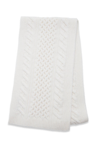 Nolte Scarf in Ivory Cashmere