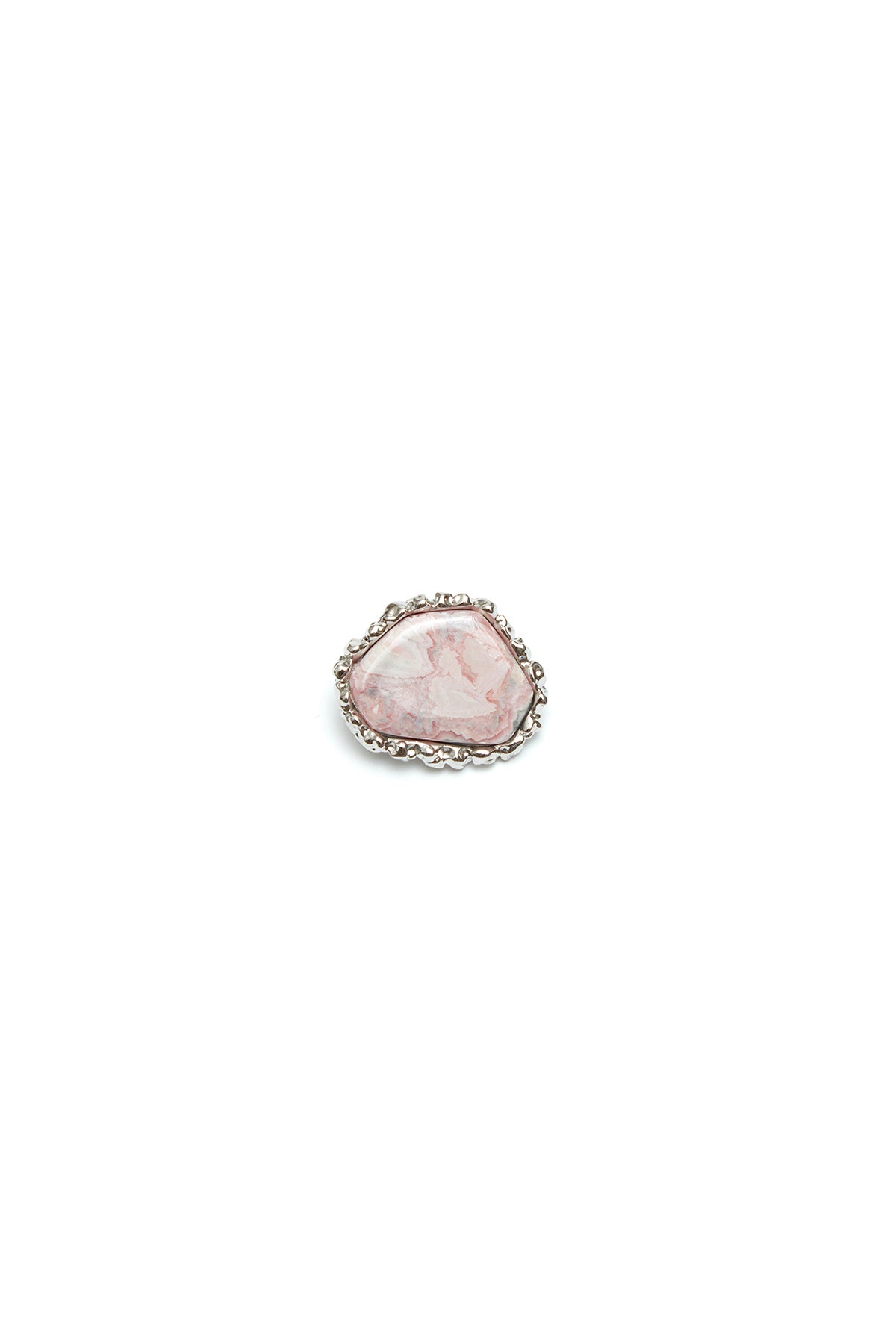 Rhodochrosite Stone Brooch