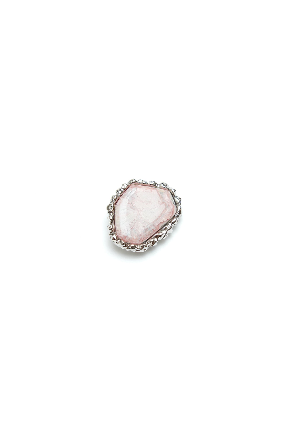 Rhodochrosite Stone Brooch