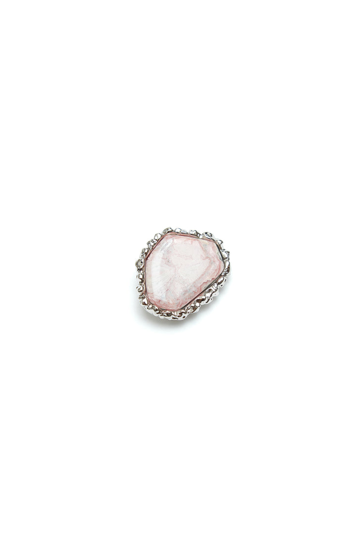 Rhodochrosite Stone Brooch