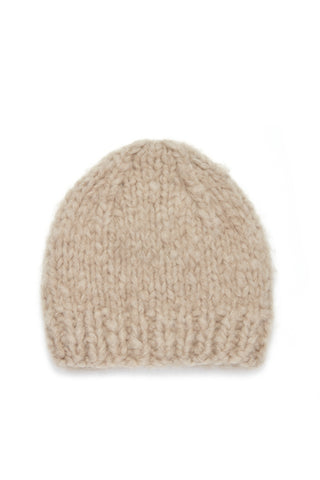 Pacino Knit Hat in Oatmeal Welfat Cashmere