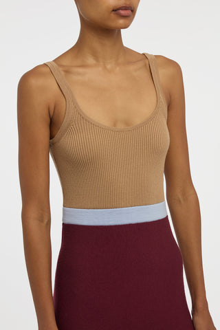 Flaminius Knit Dress in Bordeaux Multi Merino Wool